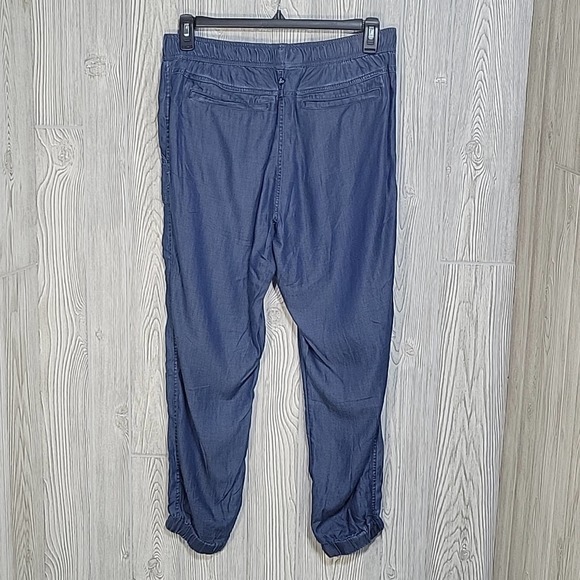 Prana Aberdeen Antique Blue Chambray Jogger Pants, Women's Size XL, NWOT - Picture 4 of 12